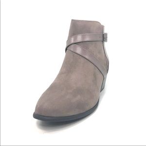 KAREN SCOTT WOMENS FALONN LEATHER Ankle Booties